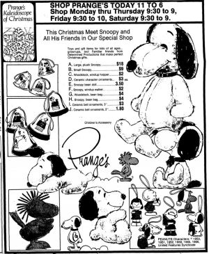 Wisconsin State Journal toy ads: 1970s